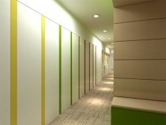 青岛办公室装修中内走廊的流行设计！